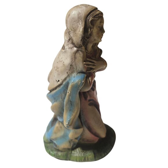 Vintage Mary Nativity Figure 4 Inch Italy Christmas Holiday Figurine Decor - Picture 15 of 16